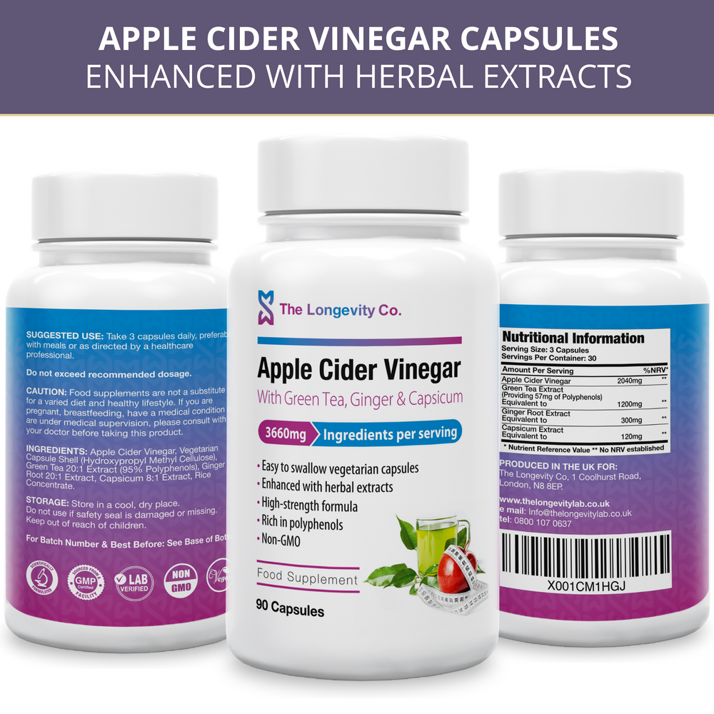
                  
                    Apple Cider Vinegar with Herbal Extracts
                  
                